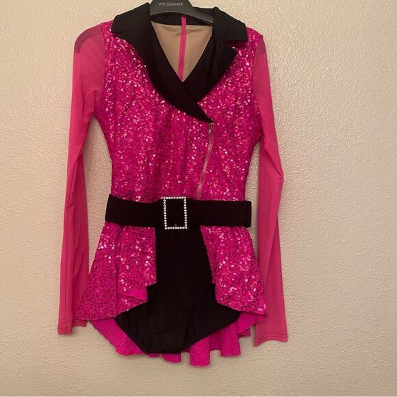 Weissman dance costume hot pink menswear Suit tux Aint We Got Fun 13796 SA adult - Picture 2 of 10